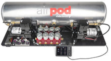 Load image into Gallery viewer, Ridetech RidePro E5 Air Ride Control System 5Gal Dual Compressor AirPod Hi-Flow Big Red 3/8in Valves - Side View