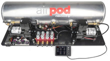 Load image into Gallery viewer, Ridetech RidePro E5 Air Ride Suspension Control System 5 Gallon Dual Compressor AirPod 1/4in Valves - Main Product View