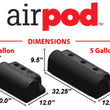 Load image into Gallery viewer, Ridetech RidePro E5 Air Ride Suspension Control System 5 Gallon Dual Compressor AirPod 1/4in Valves - Additional View 5