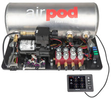 Load image into Gallery viewer, Ridetech RidePro E5 Air Ride Suspension Control System 3 Gal Single Compressor AirPod 1/4in Valves - Main Product View