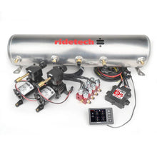 Load image into Gallery viewer, Ridetech RidePro E5 Air Ride Suspension Control System 5 Gallon Dual Compressor 1/4in Valves - Side View