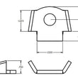 Load image into Gallery viewer, Ridetech Shock Tab Sway Bar Tab - Side View