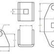 Load image into Gallery viewer, Ridetech Shockwave Eye-Stud Adapter - Side View