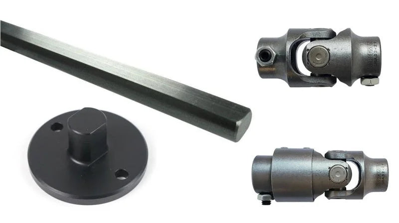 Ridetech Steering Column Adapter fits 1965-1979 Ford F-100 / F-150 - Side View
