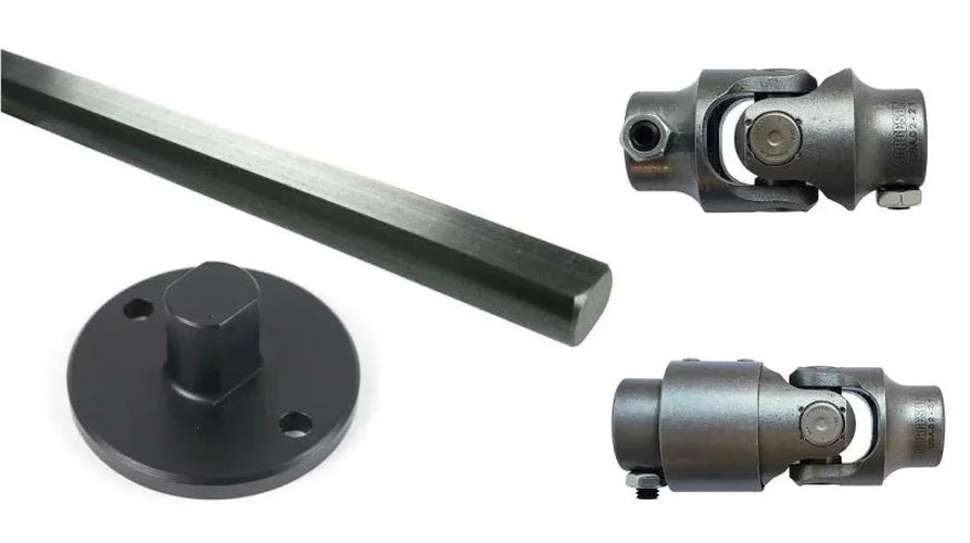 Ridetech Steering Column Adapter fits 1965-1979 Ford F-100 / F-150 - Side View