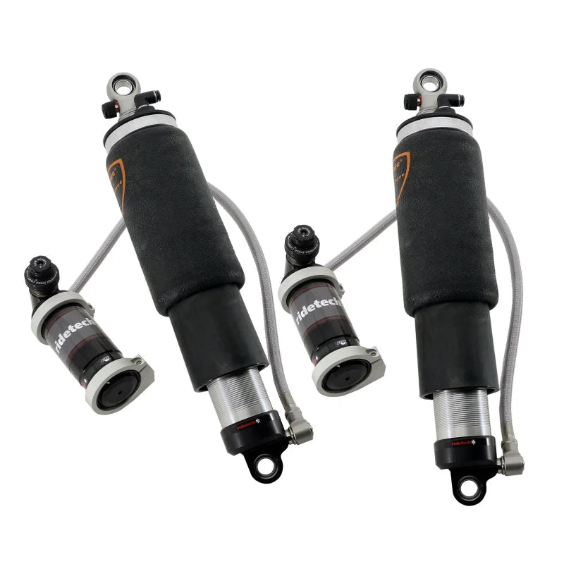 Ridetech TQ Series ShockWaves 5in Travel 5in dia Rolling Sleeve .625in/.625in Bearing - Side View