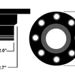 Load image into Gallery viewer, Ridetech Universal Locking Gas Cap (Black Anodized) - Detail View