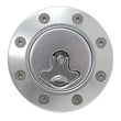 Load image into Gallery viewer, Ridetech Universal Locking Gas Cap (Clear Anodized) - Side View