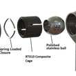 Load image into Gallery viewer, Ridetech Universal R-Joint 8-Pack (Incl. 4 RH &amp; 4 LH Threaded R-Joints) - Side View