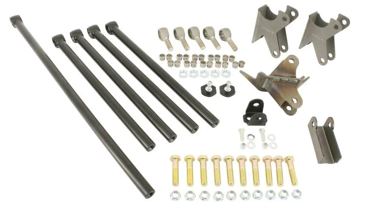 Ridetech Universal Weld-in Parallel 4 Link Black Powdercoated - Side View