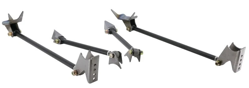 Ridetech Universal Weld-in Triangulated 4 Link Kit Black Powdercoated - Main Product View