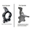 Load image into Gallery viewer, Ridetech w/ Hub Spindle &amp; Narrowed Width (57.25in) Momentum Chassis fits 1964-1967 Chevrolet Chevelle - Installation View