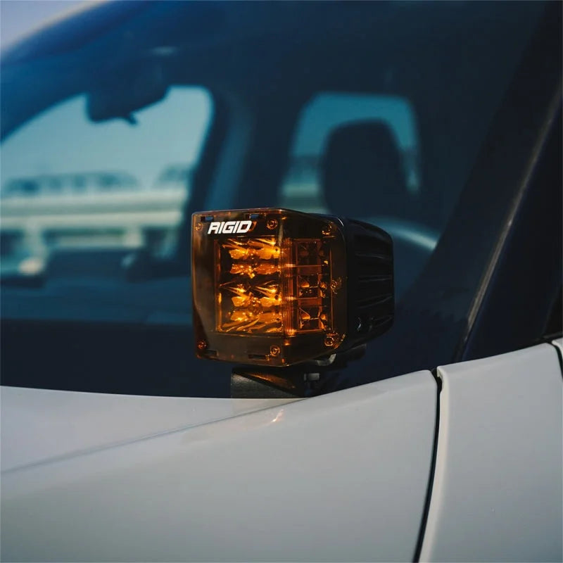 Rigid 2021+ Ford Bronco Sport A-Pillar D-SS Series Side Shooter Light Mount Kit - Side View