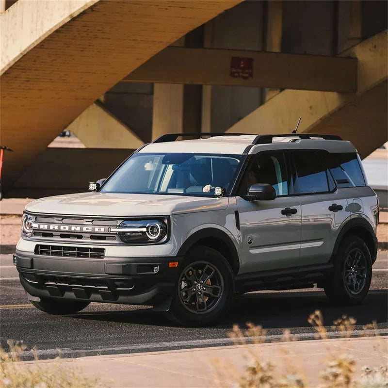 Rigid 2021+ Ford Bronco Sport A-Pillar D-SS Series Side Shooter Light Mount Kit - Back View