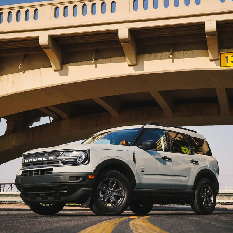 Rigid 2021+ Ford Bronco Sport A-Pillar D-SS Series Side Shooter Light Mount Kit - Installation View