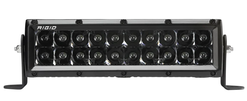 Rigid Industries 10in E Series Spot - Midnight Edition - Side View