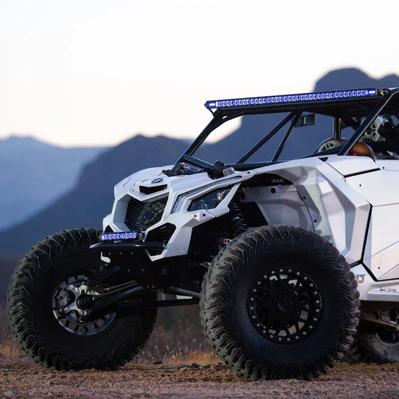 Rigid Industries 10in Radiance Plus SR-Series Single Row LED Light Bar with 8 Backlight Options - Back View