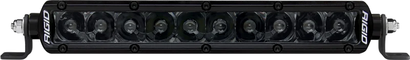 Rigid Industries 10in SR Series Spot - Midnight Edition - Side View