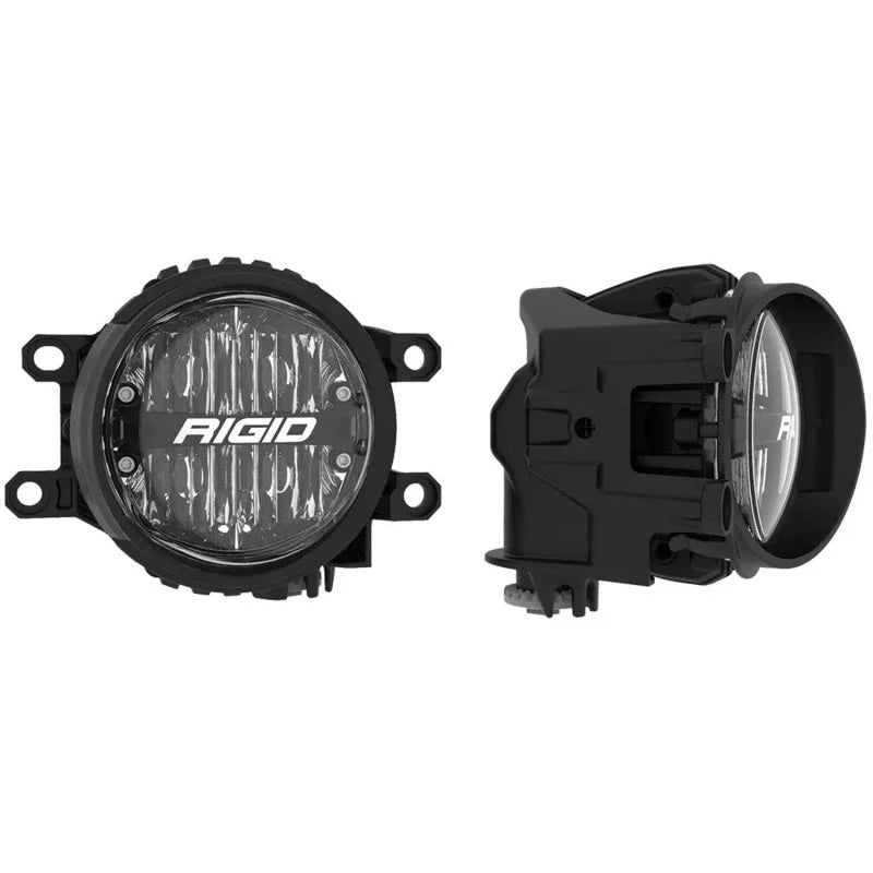 Rigid Industries 12-18 Subaru BRZ / 12+ WRX STI s360-Series 4in LED SAE J583 Fog Light kit - Yellow - Installation View