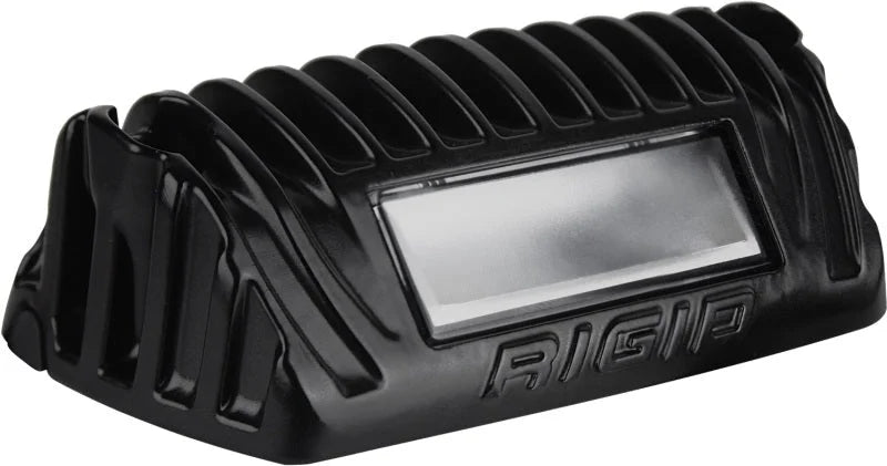 Rigid Industries 1x2 65 Deg DC Scene Light - Black/Amber - Side View