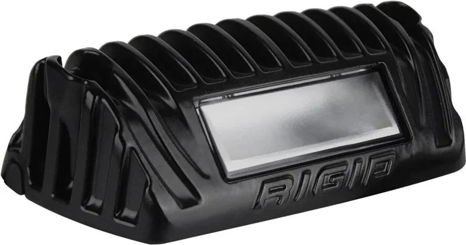 Rigid Industries 1x2 65 Degree DC Scene Light Black - Side View