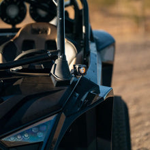 Load image into Gallery viewer, Rigid Industries 2017+ Polaris Pro R/Turbo R Revolve A-Pillar Light Kit - Installation View