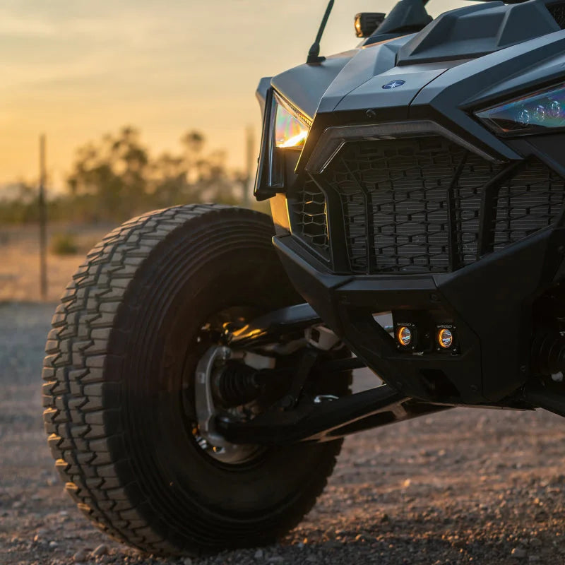 Rigid Industries 2017+ Polaris Pro R/Turbo R Revolve Grille Light Kit - Additional View 5