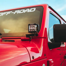 Load image into Gallery viewer, Rigid Industries 2018 Jeep JL - A-Pillar Mount Kit - Mounts Set of D / D-SS / SR-M / Ignite Series - Side View