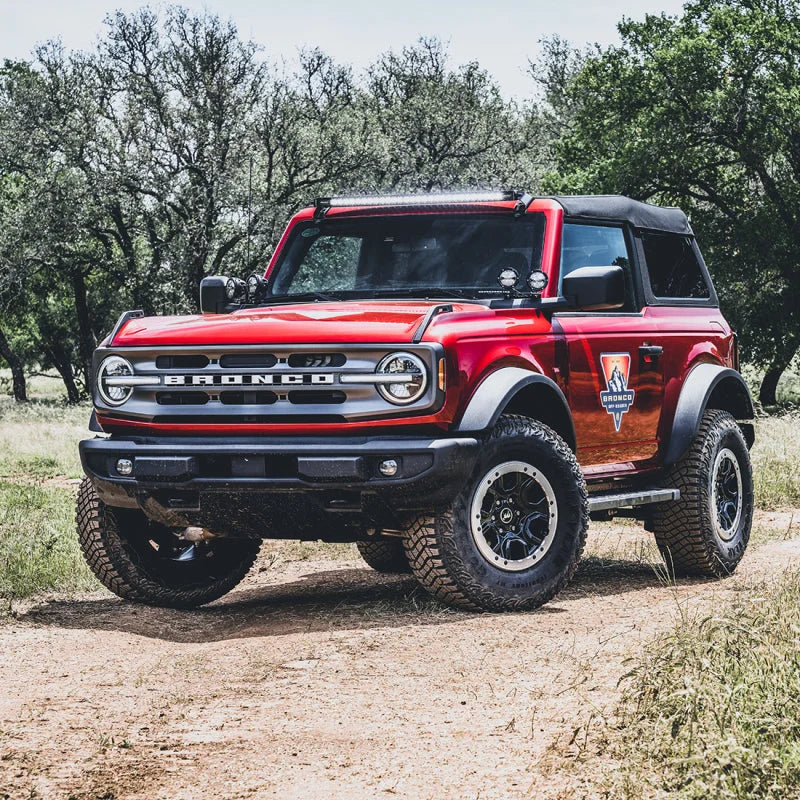 Rigid Industries 2021+ Ford Bronco Dual Pod A-Pillar Mount Kit M617 - Side View