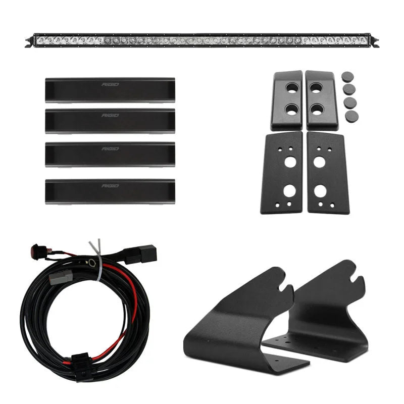 Rigid Industries 2021 Ford Bronco Roof Line Light Kit (Incl. SR spot/flood Combo Bar) - Main Product View