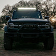 Load image into Gallery viewer, Rigid Industries 2021 Ford Bronco Roof Rack Light Kit (Incl. SR spot/flood Combo Bar) - Back View