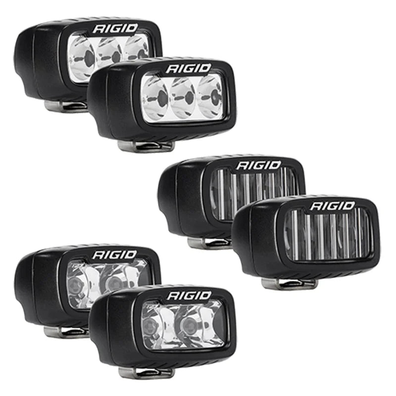 Rigid Industries 2021+ Ford Mod Bumper Triple SR-M Fog Light Kit - Additional View 5