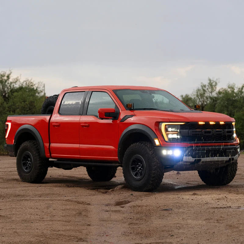 Rigid Industries 2021+ Ford Raptor Triple Fog Lights Kit - Installation View