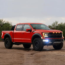 Load image into Gallery viewer, Rigid Industries 2021+ Ford Raptor Triple Fog Lights Kit - Installation View