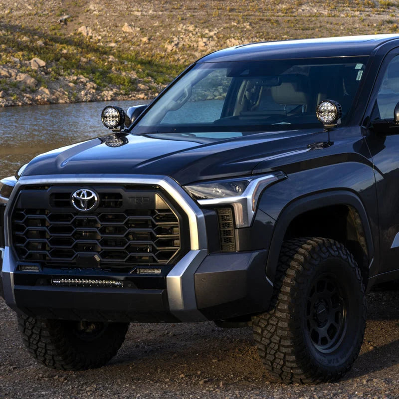 Rigid Industries 2022+ Toyota Tundra 6in. 360-Series A-Pillar Lighting Kit - Additional View 5
