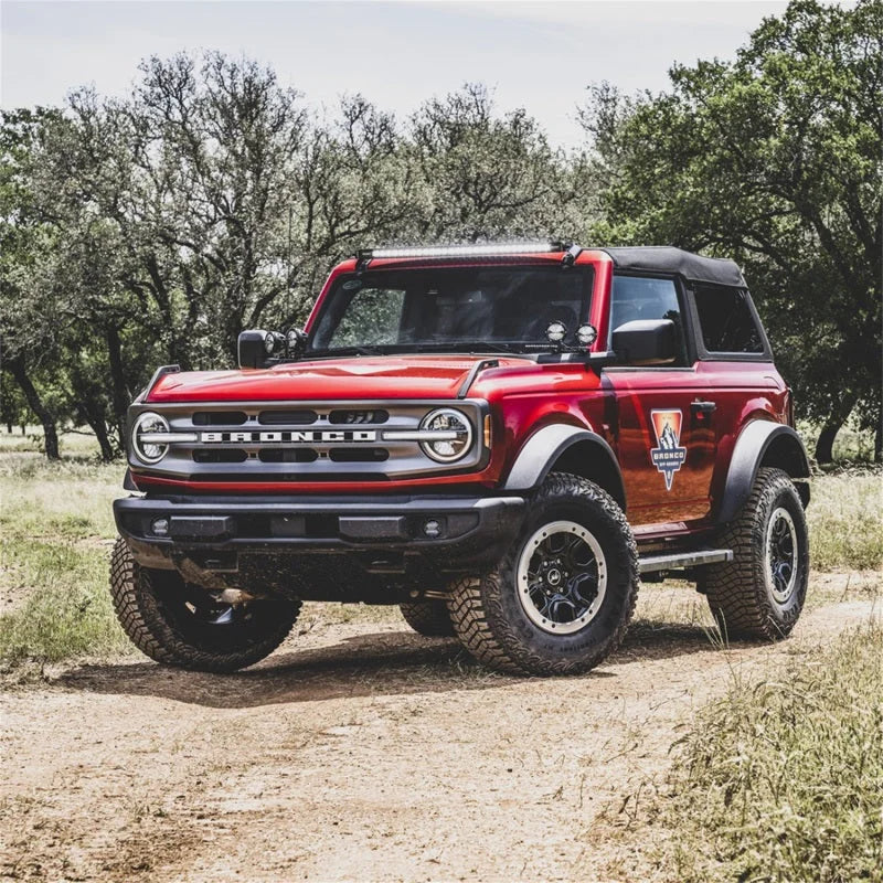 Rigid Industries 21+ Ford Bronco(Excl. 1st Edition) 360-Series PRO SAE Fog Light Kit - White - Back View