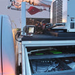 Load image into Gallery viewer, Rigid Industries 2x2 115 Degree DC Scene Light - Black - Side View