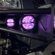 Load image into Gallery viewer, Rigid Industries 360-Series 4in LED Off-Road Diffused Beam - RGBW Backlight (Pair) - Side View