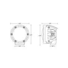 Load image into Gallery viewer, Rigid Industries 360-Series 4in LED Off-Road Diffused Beam - RGBW Backlight (Pair) - Additional View 5