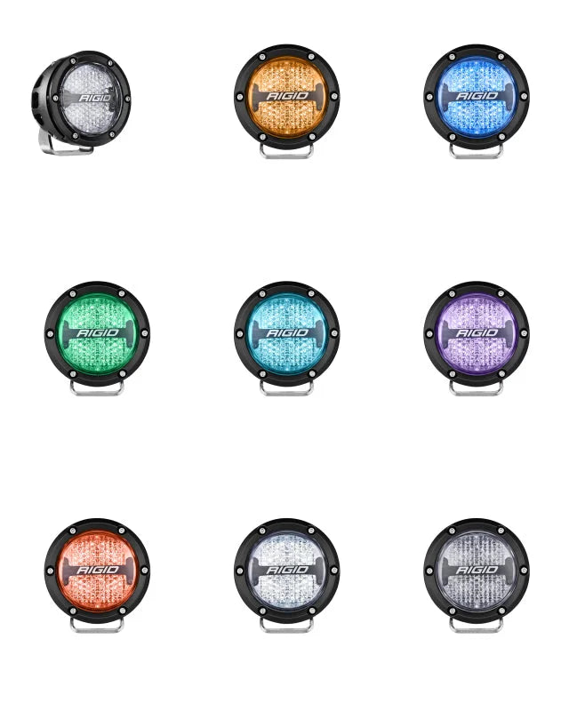 Rigid Industries 360-Series 4in LED Off-Road Diffused Beam - RGBW Backlight (Pair) - Additional View 7