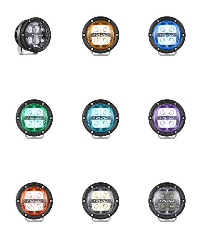 Rigid Industries 360-Series 4in LED Off-Road Spot Beam - RGBW (Pair) - Additional View 7