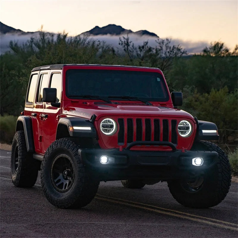 Rigid Industries 360-Series 4in LED SAE J583 Fog Light - White (Pair) - Back View