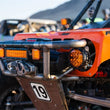 Load image into Gallery viewer, Rigid Industries 360-Series 6in SAE Fog w/ Amber PRO Lens - White (Pair) - Installation View