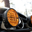 Load image into Gallery viewer, Rigid Industries 360-Series 9in LED Off-Road Spot Beam - Amber - Back View