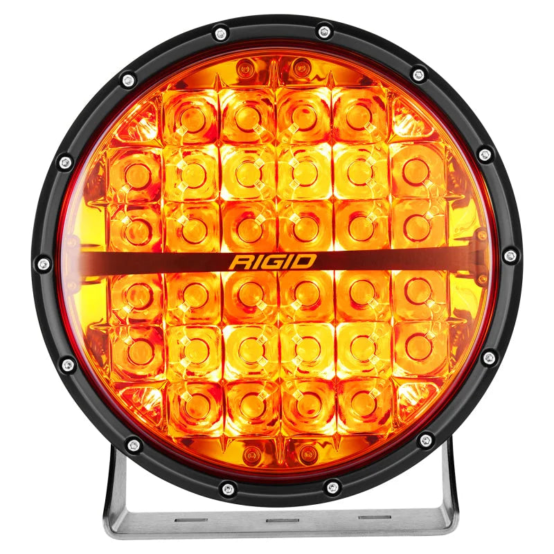 Rigid Industries 360-Series 9in LED Off-Road Spot Beam - Amber - Additional View 7