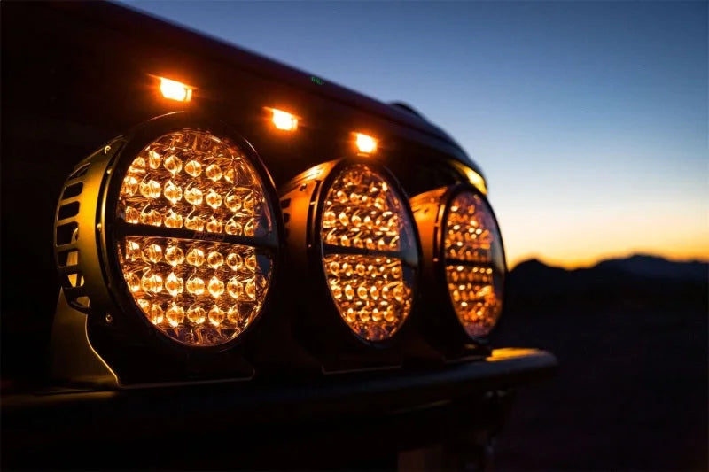 Rigid Industries 360-Series 9in LED Off-Road Spot Beam - RGBW - Back View