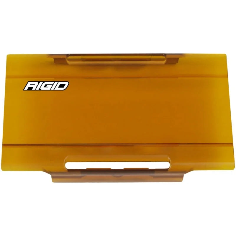 Rigid Industries 6in E-Series Light Cover - Yellow - Side View
