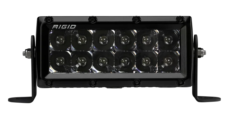 Rigid Industries 6in E Series Spot - Midnight Edition - Side View