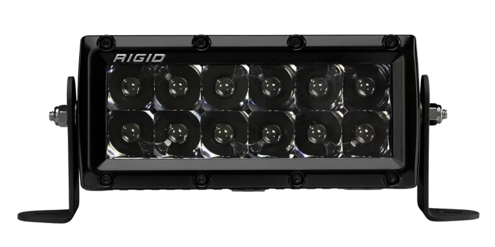 Rigid Industries 6in E Series Spot - Midnight Edition - Side View