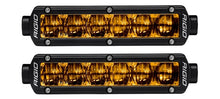 Load image into Gallery viewer, Rigid Industries 6in SR-Series Pro Dot / SAE Fog Lights (Pair) - Selective Yellow - Side View